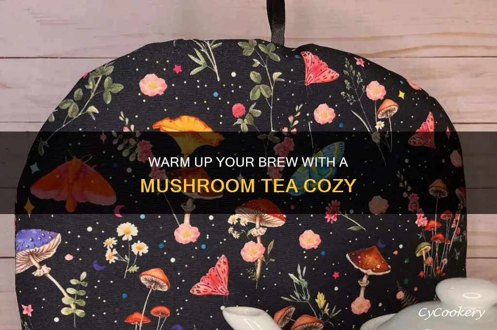 mushroom tea cozy