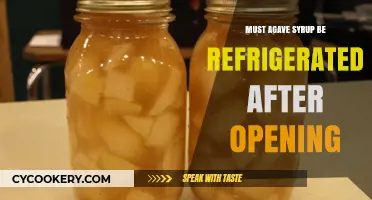Should Agave Syrup Be Refrigerated After Opening? Storage Tips