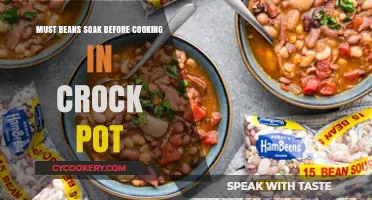 Should You Soak Beans Before Slow Cooking in a Crock Pot?