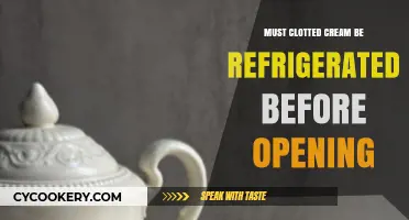 Should Clotted Cream Be Refrigerated Before Opening? Storage Tips
