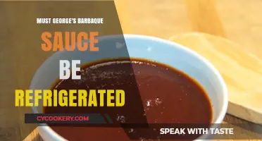 Should George's BBQ Sauce Be Refrigerated After Opening?