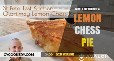 Should Lemon Chess Pie Be Refrigerated? Storage Tips for Perfect Pie