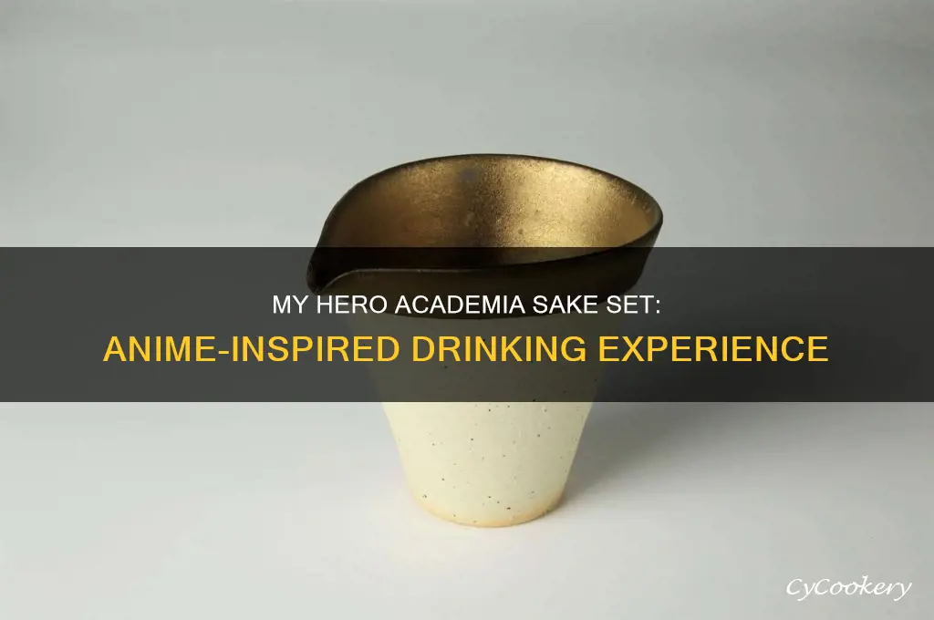 my hero academia sake set