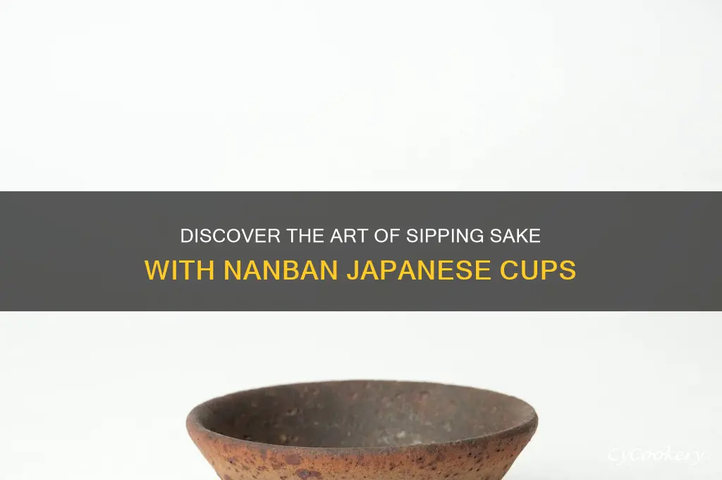 nanban japanese sake cup