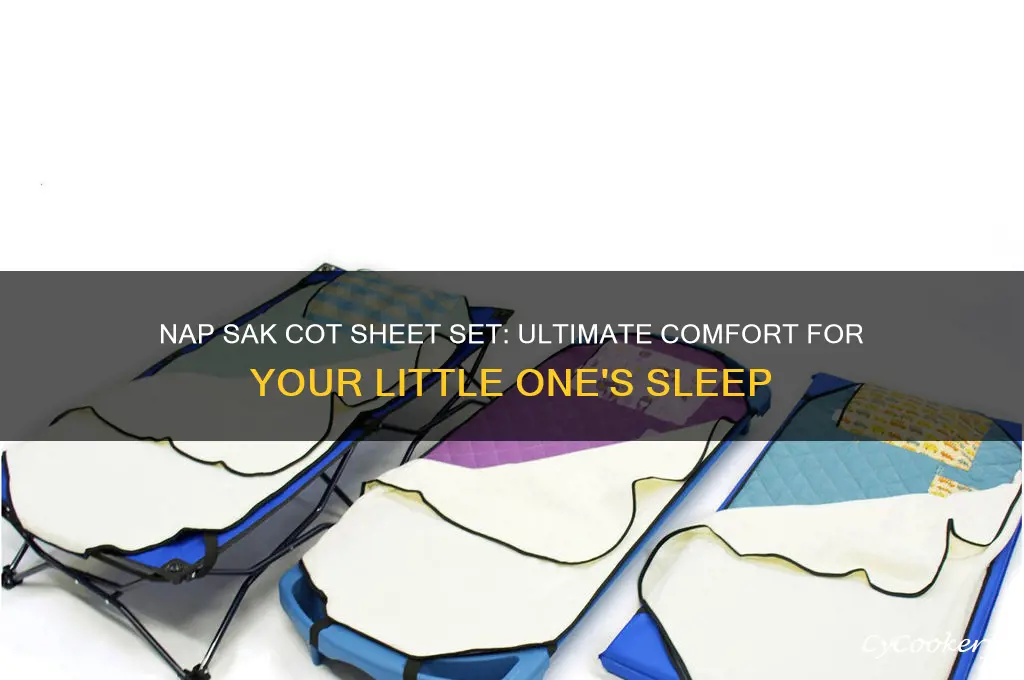 nap sak cot sheet set