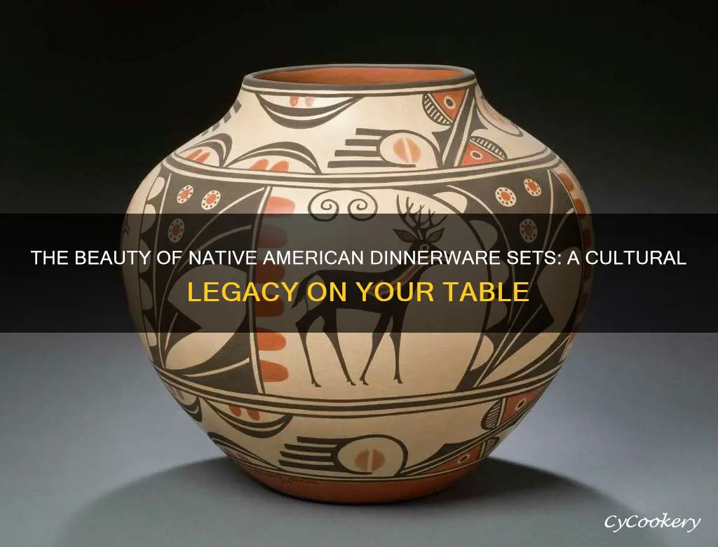 native american dinnerware sets