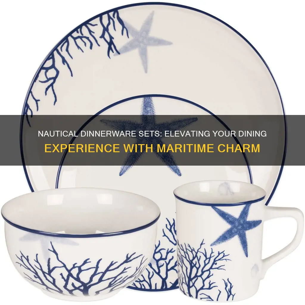 nautical dinnerware set