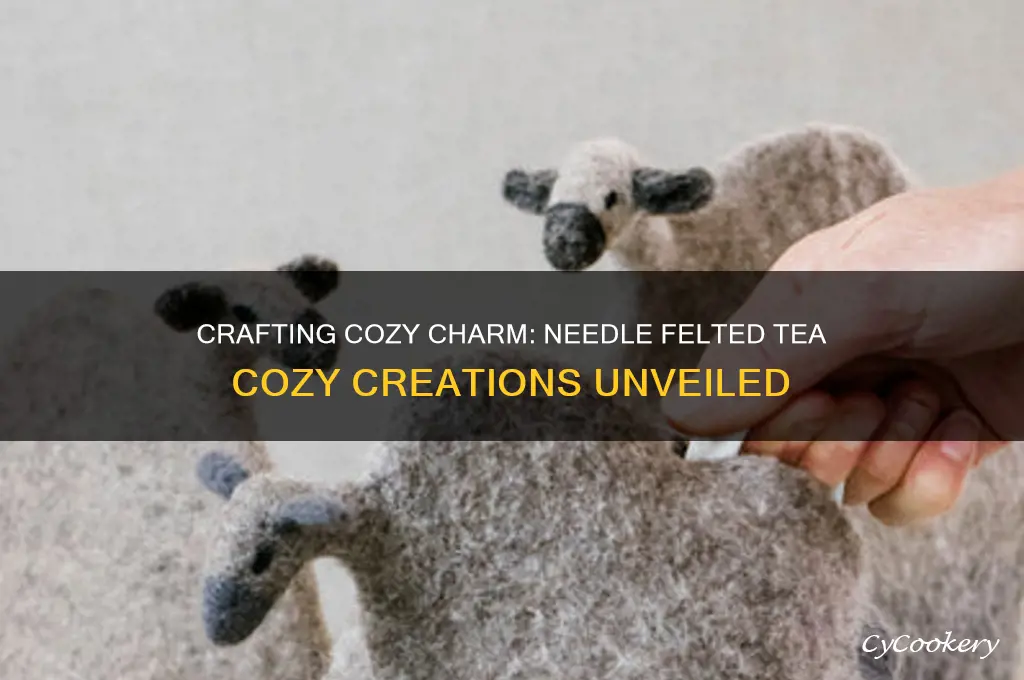 needle felted tea cozy