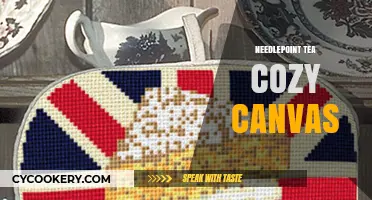 Elegant Needlepoint Tea Cozy Canvas: Crafting Cozy Charm for Your Tea Time