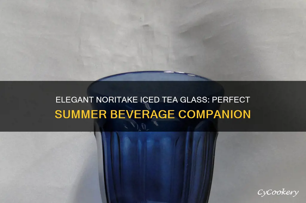noritake iced tea glass