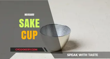 Elegant Nousaku Sake Cup: Traditional Craftsmanship Meets Modern Design