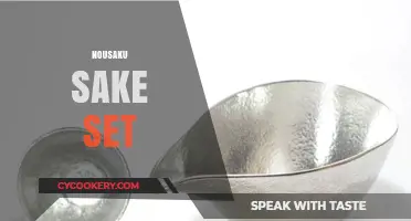 Elegant Nousaku Sake Set: A Fusion of Tradition and Modern Craftsmanship