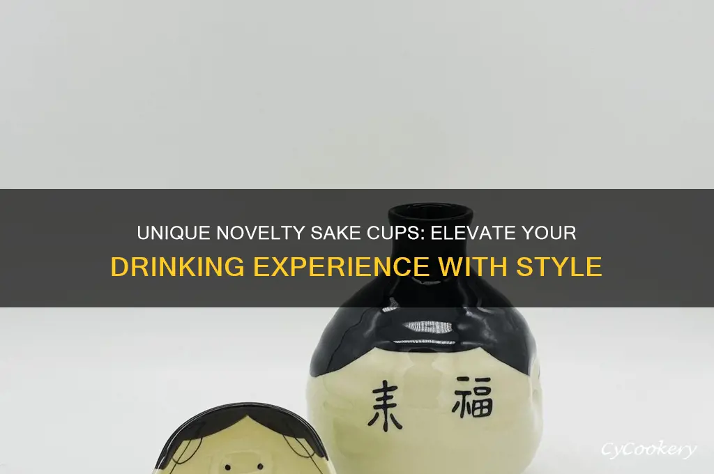 novelty sake cups