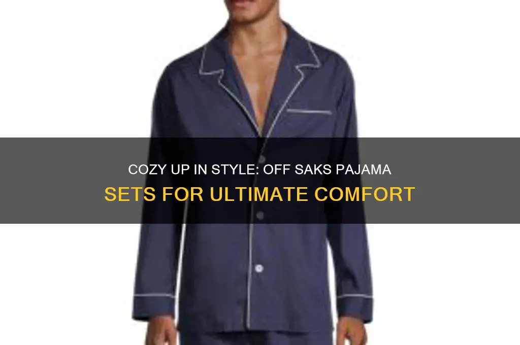 off saks pajama sets