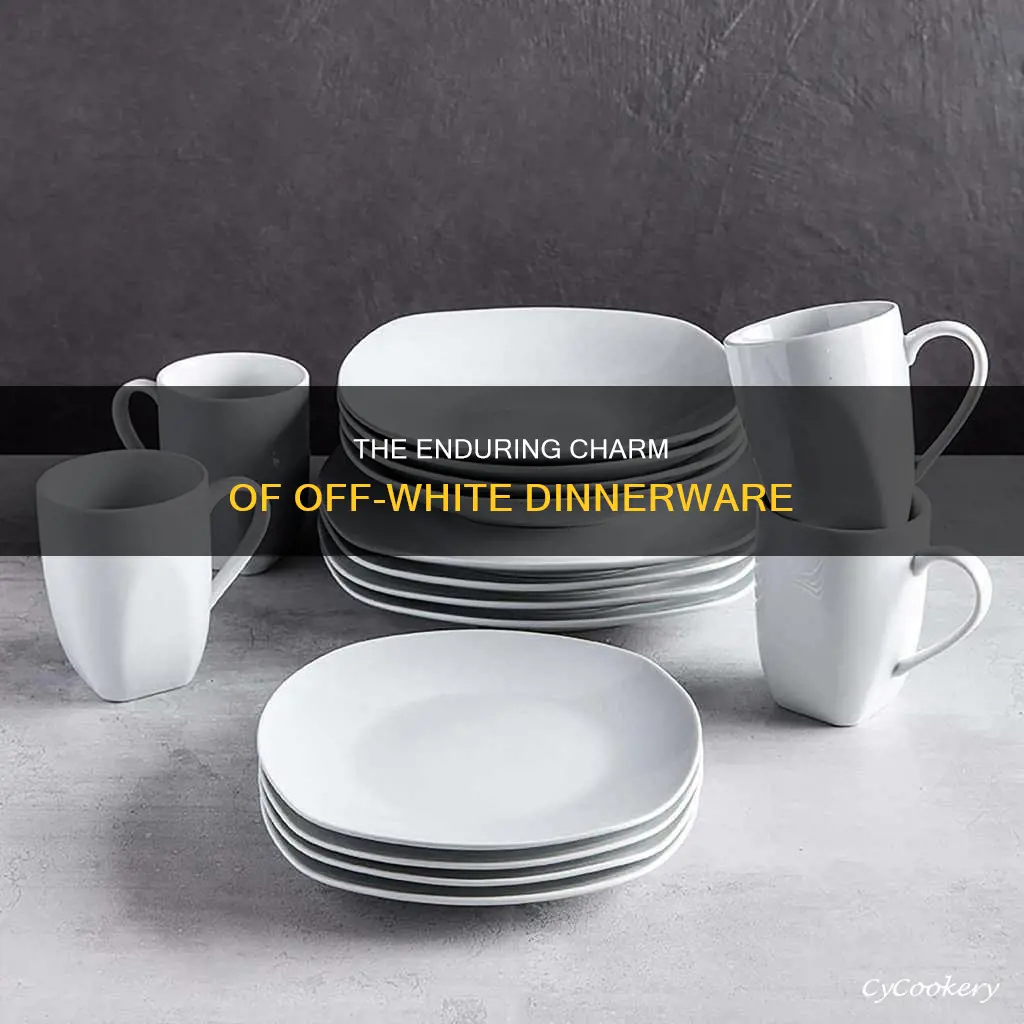 off white dinnerware