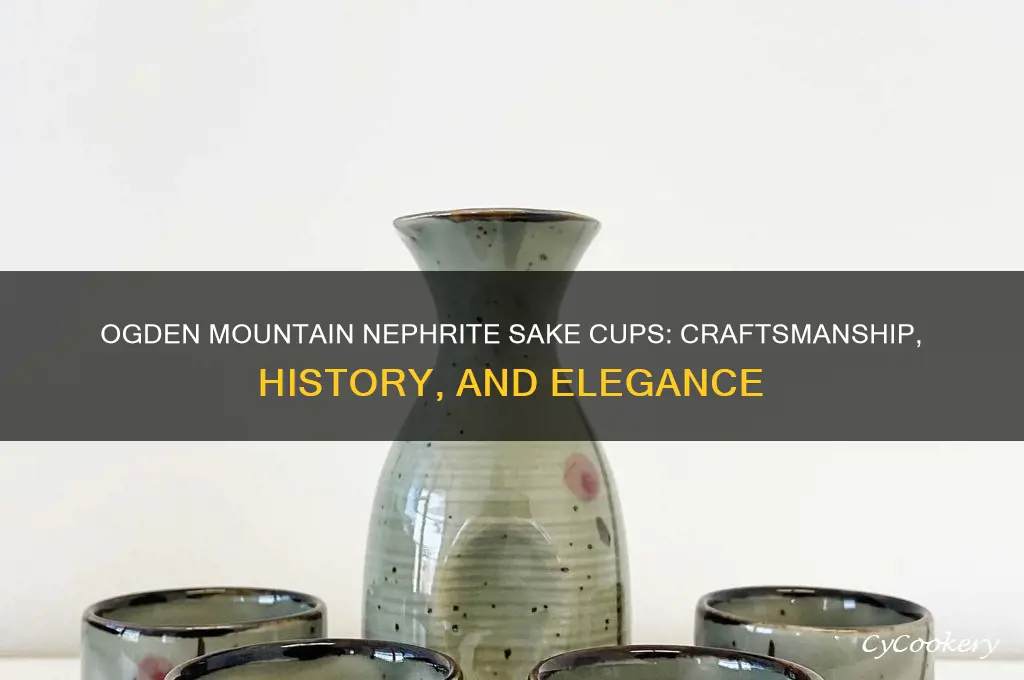 ogden mountain nephrite sake cups