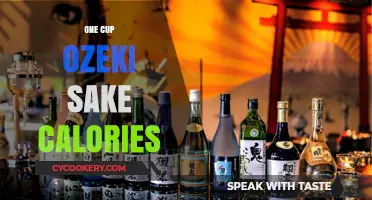 Ozeki Sake Calories: Unveiling the Nutritional Facts in One Cup
