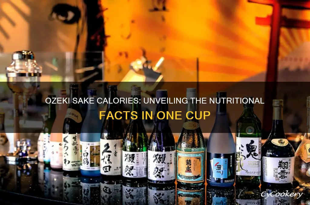 one cup ozeki sake calories