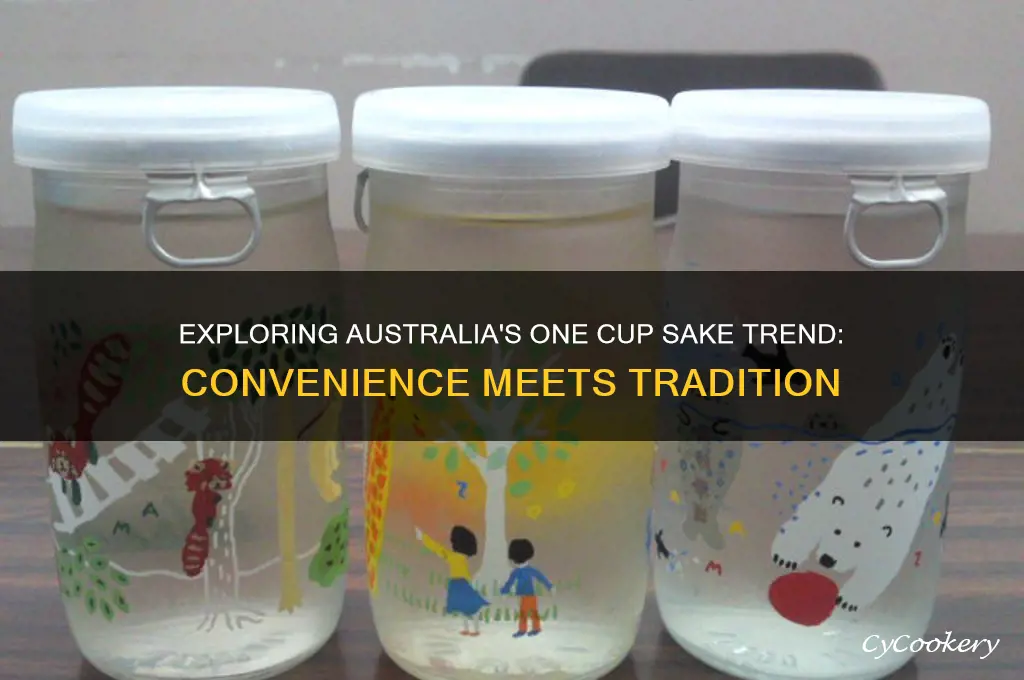 one cup sake australia