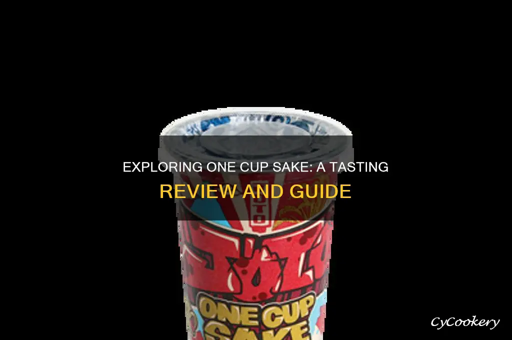 one cup sake review