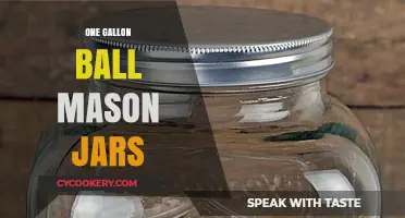 Ball Mason Jars: One Gallon Storage Solutions for Canning & More