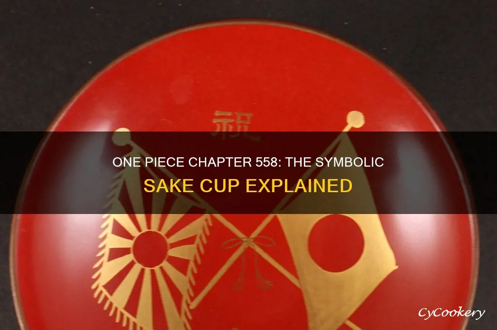 one piece chapter 558 sake cup