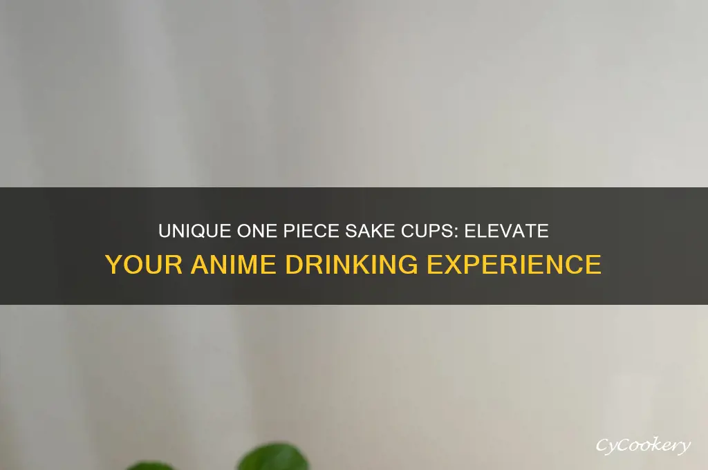 one piece sake cups