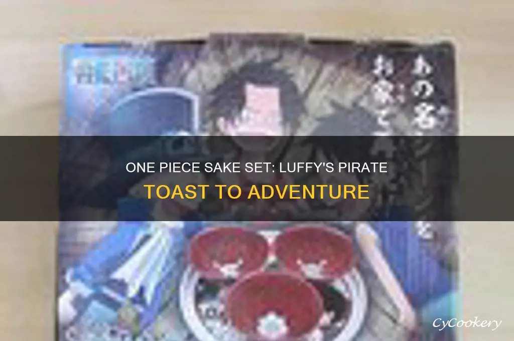 one piece sake set luffy