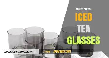 Elegant Oneida Fedora Iced Tea Glasses: Perfect Summer Entertaining Essentials