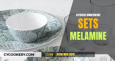 Melamine Outdoor Dinnerware Sets for Summer