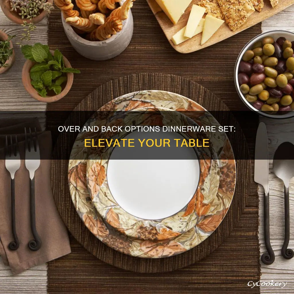 over and back options dinnerware set