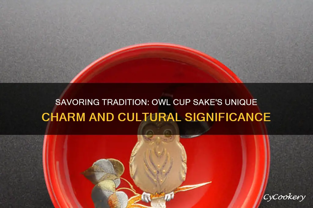 owl cup sake