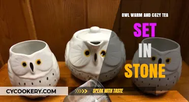 Warm Up with the Owl-Themed Stone Tea Set: Cozy Comfort