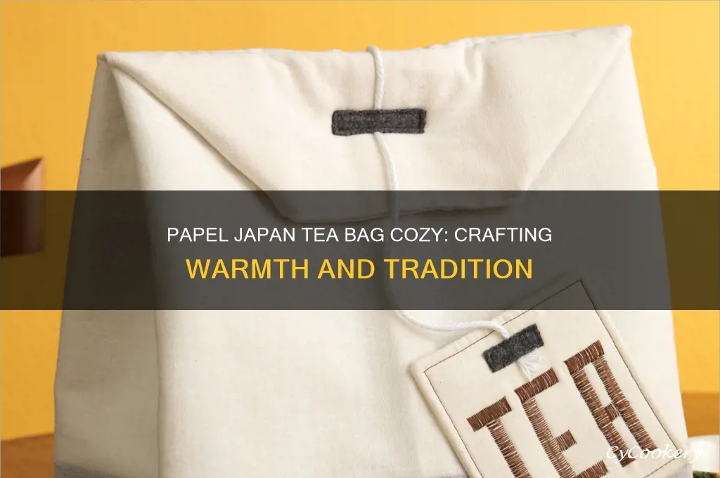 papel japan time for tea bag cozy