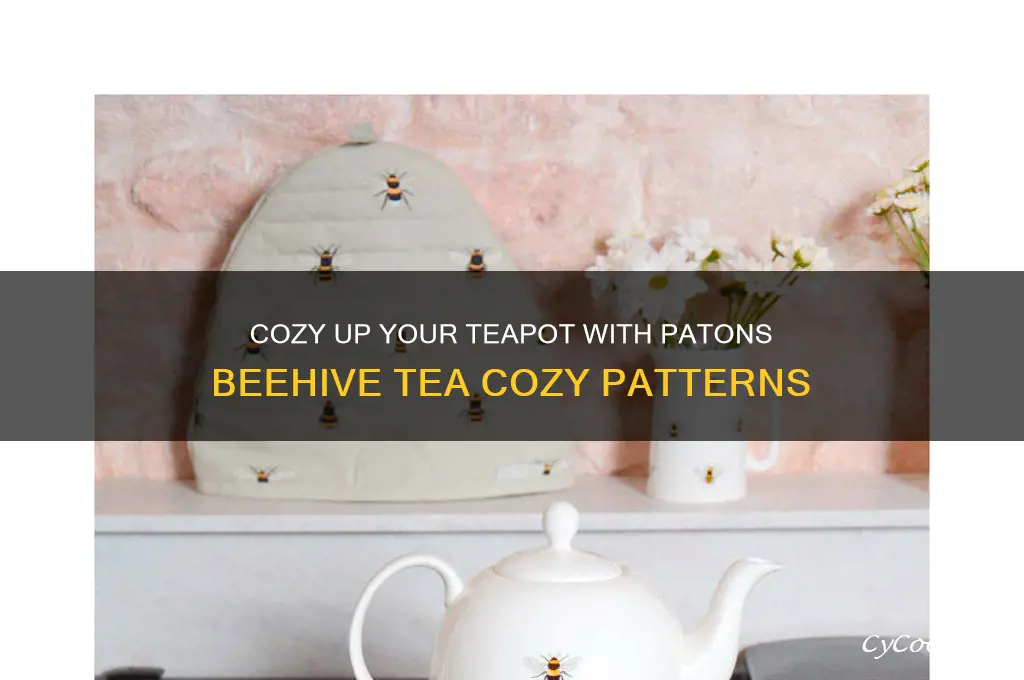 patons beehive tea cozy