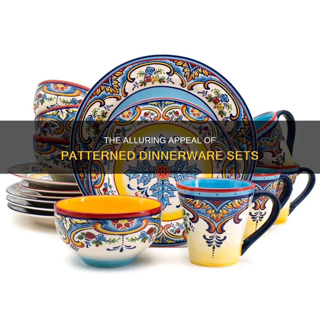 pattern dinnerware sets