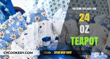Charming Patterned Tea Cozy for 24 oz Teapots: DIY Guide
