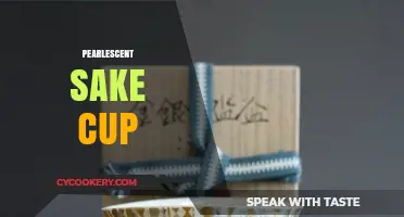 Elegant Pearlescent Sake Cup: A Timeless Japanese Drinking Experience