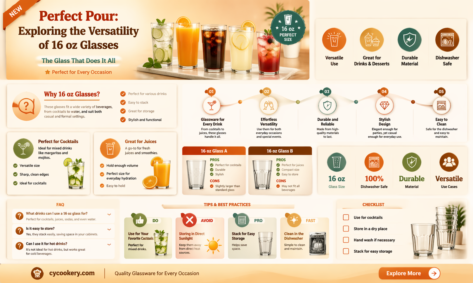 16 oz glasses