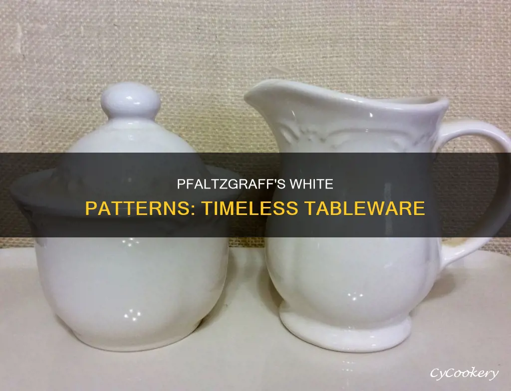 pfaltzgraff patterns white