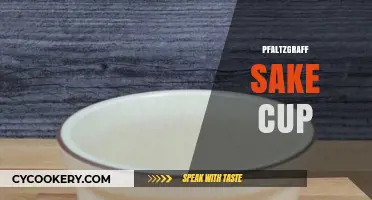 Elegant Pfaltzgraff Sake Cup: A Blend of Tradition and Modern Design