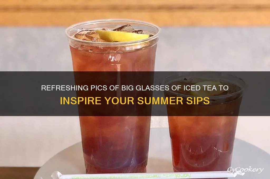pics of big glasses of iced tea