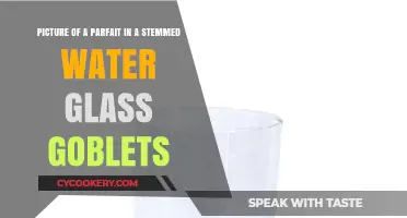 Elegant Parfait Presentation: Stunning Desserts in Stemmed Water Glass Goblets