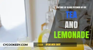 Refreshing Summer Blend: Glass Pitcher of Iced Tea & Lemonade