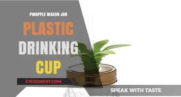 Pineapple Mason Jar Plastic Cup: Creative DIY Summer Drinkware Idea