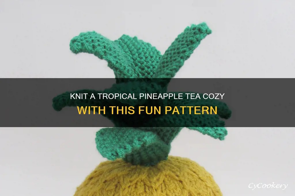 pineapple tea cozy knitting pattern
