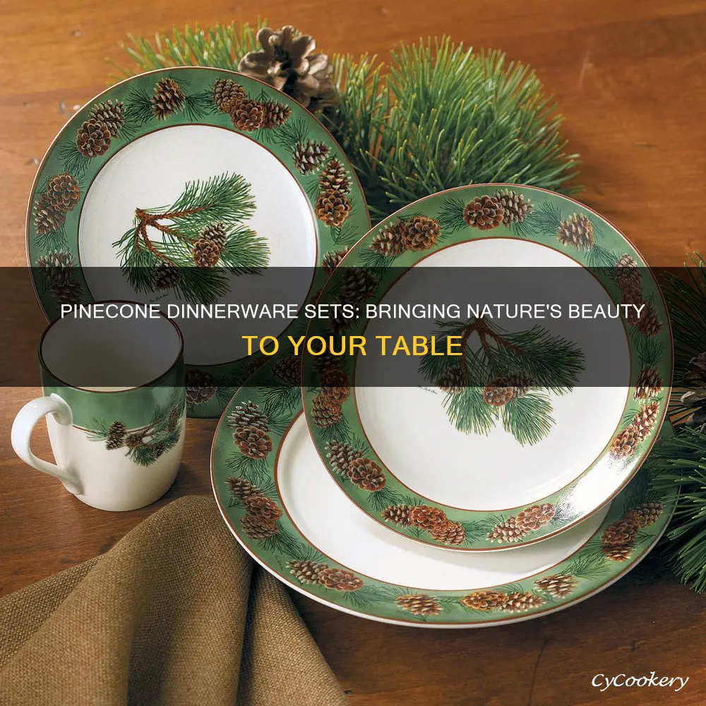 pinecone dinnerware sets