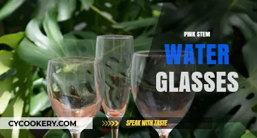 Elegant Pink Stem Water Glasses: Elevate Your Table Setting