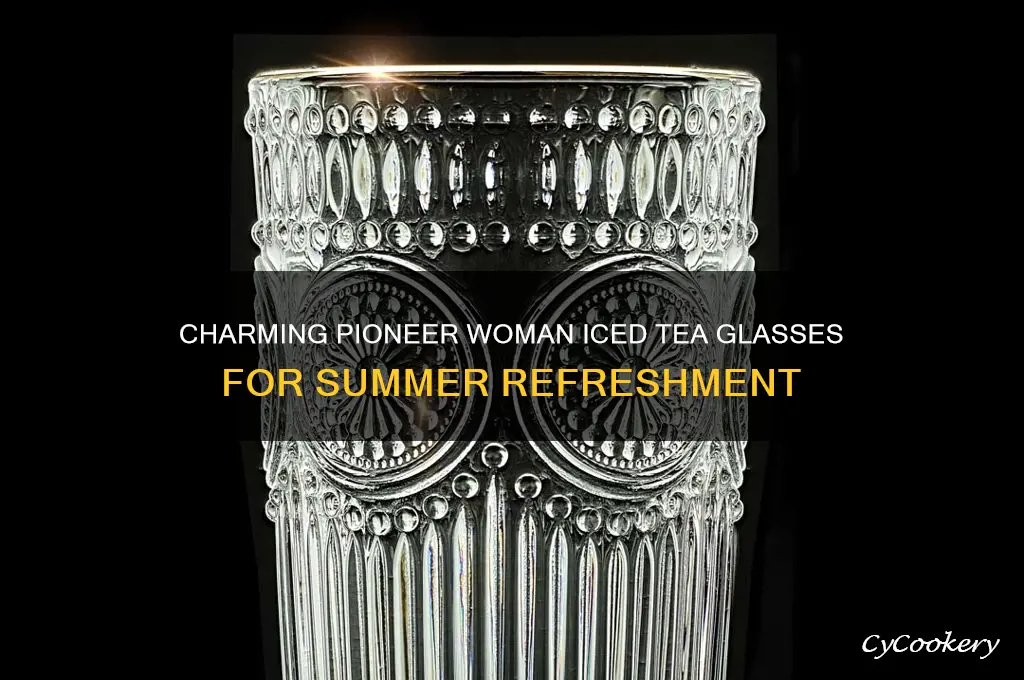 pioneer woman iced tea glasses