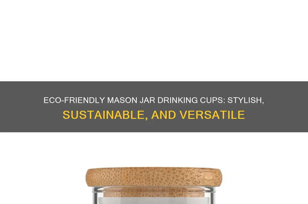 placticblank mason jar drinking cups